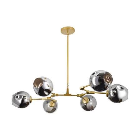 Lampa wisząca MODERN ORCHID-9 złoto szara 150 cm - ST-1232-9 gold smoky - Step Into Design